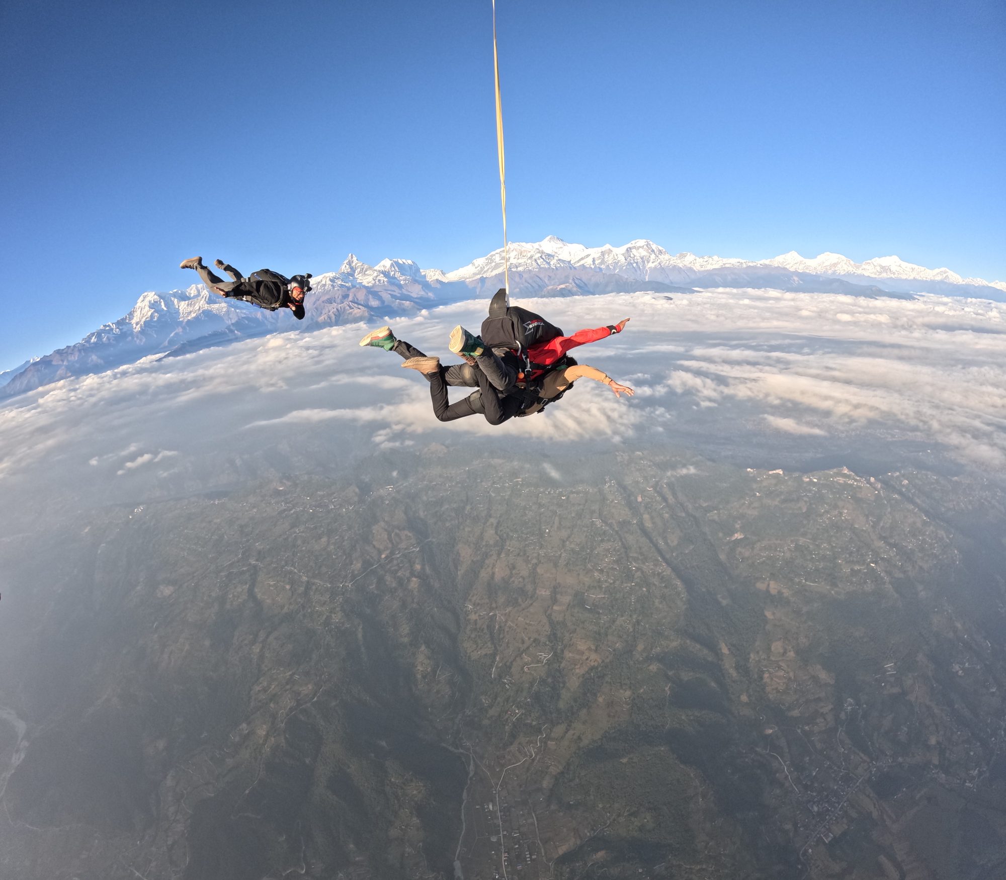 The crew at the dropzone